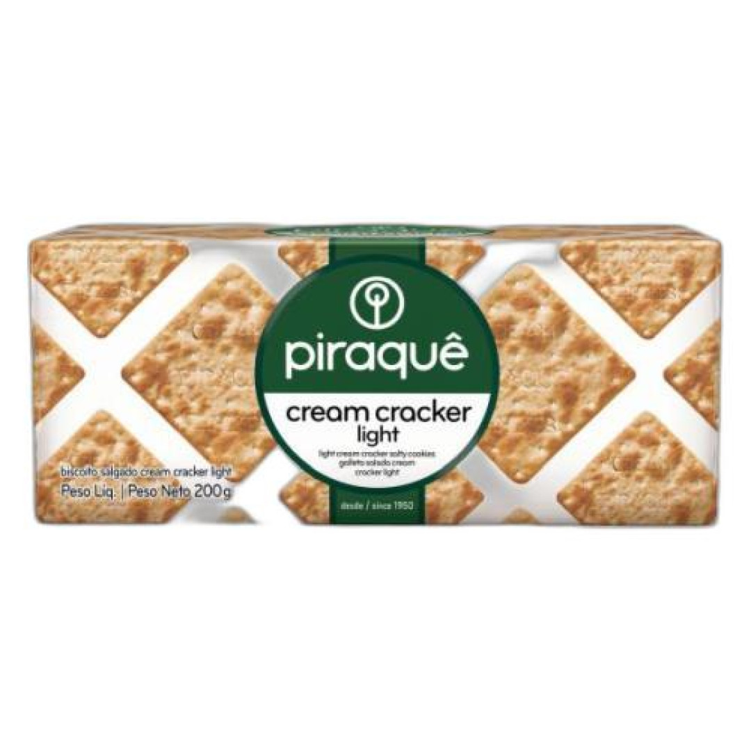 Detalhes do produto Bisc Cream Cracker Light 200Gr Piraque .