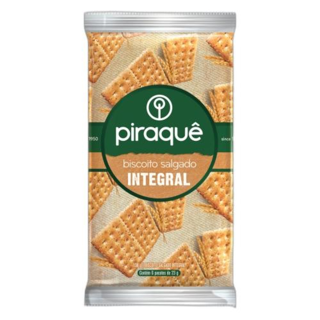 Detalhes do produto Bisc Integral 138Gr Piraque Salgado
