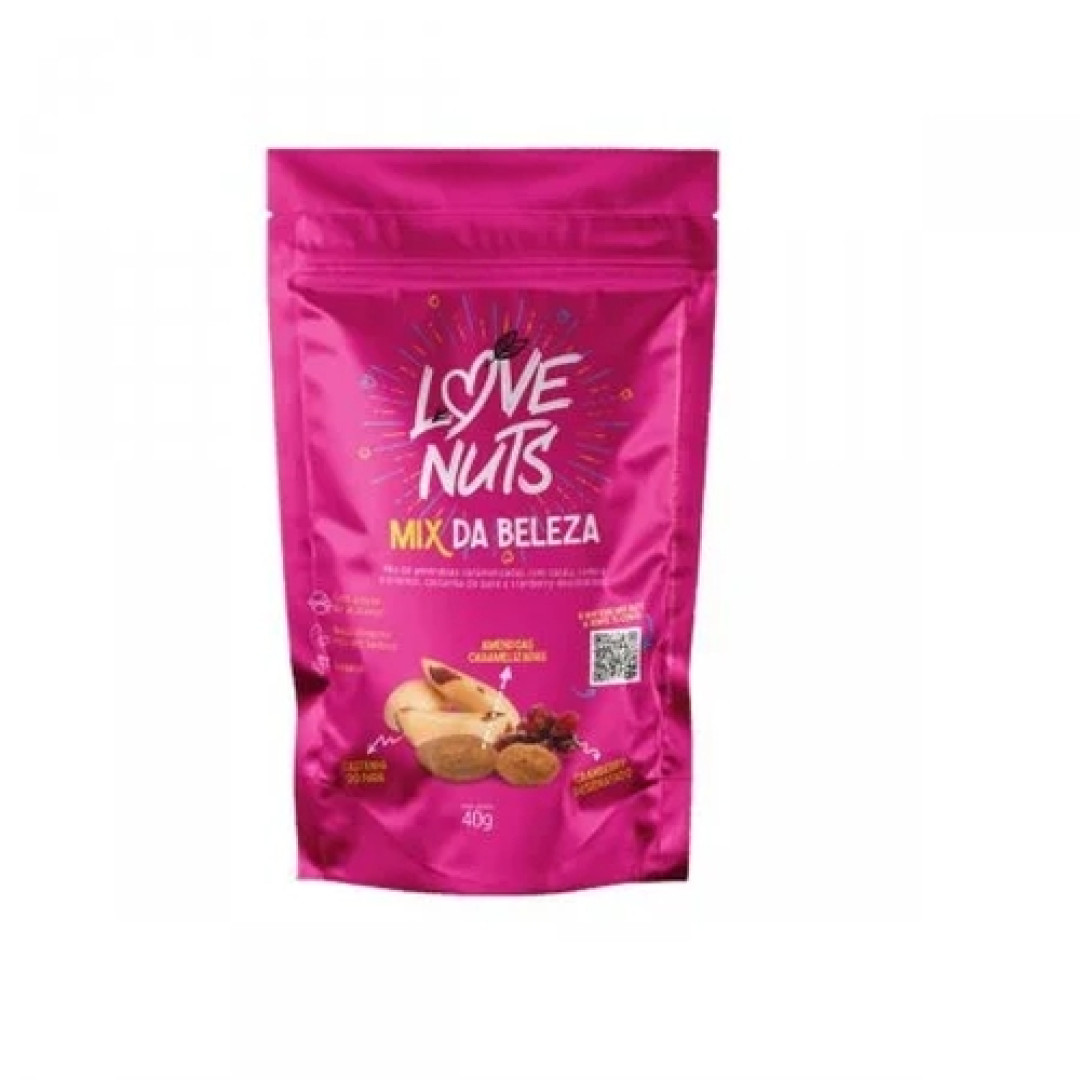 Detalhes do produto Mix Nuts Love Nuts Beleza 40Gr Usibras Cast.bana.uva