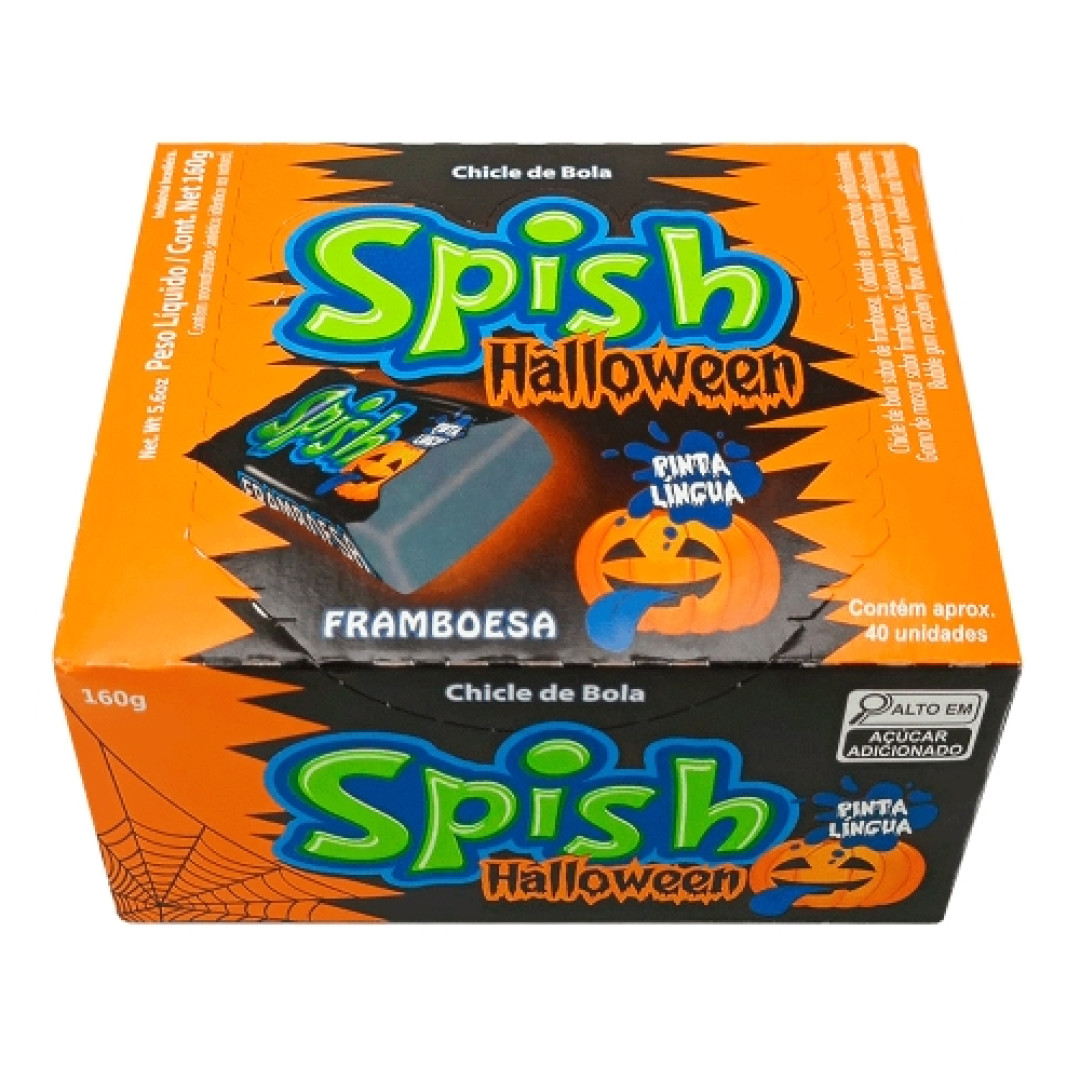 Detalhes do produto Chicle Spish Halloween 40Un Sukest Framboesa