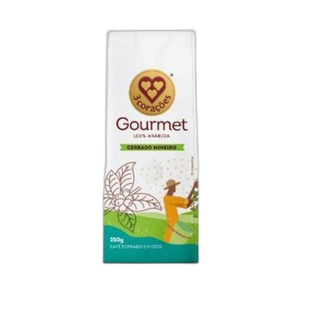 Detalhes do produto Cafe Gourmet 250Gr Tres Coracoes  Cerrado Mineiro