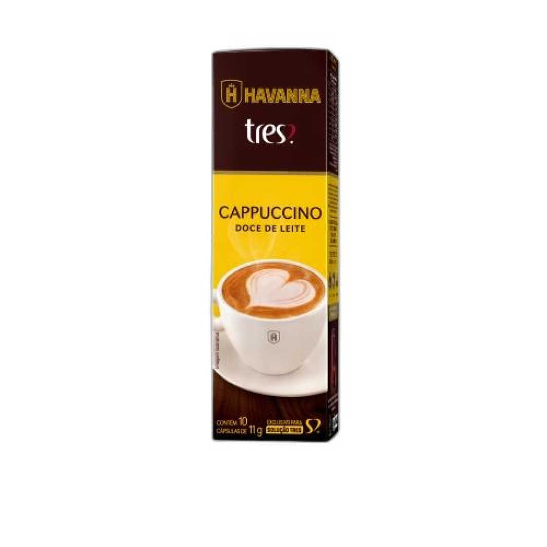 Detalhes do produto Cappuccino Capsula 10X11Gr Tres Coracoes Doce De Leite