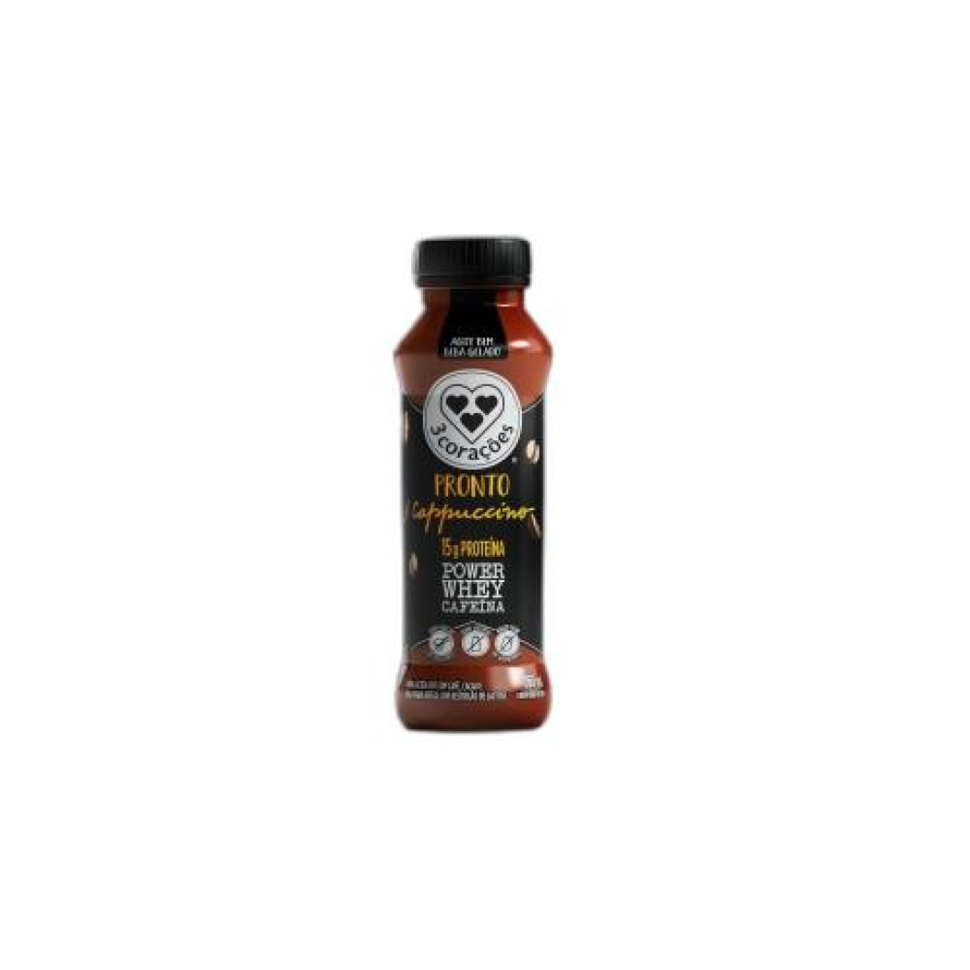Detalhes do produto Bebida Lactea Power Whey 260Ml Tres Cora Cafeina