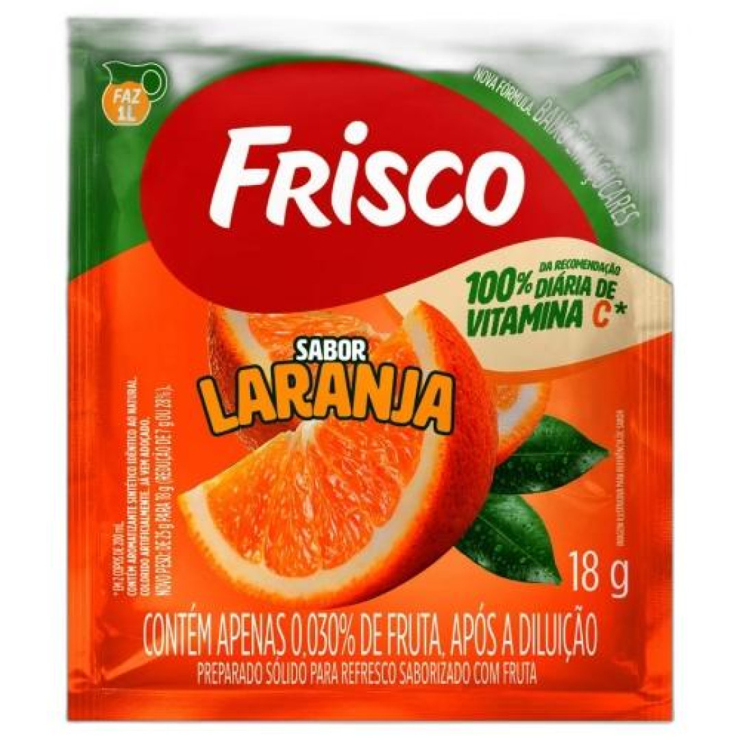 Detalhes do produto Refrc Po 18Gr Frisco  Laranja