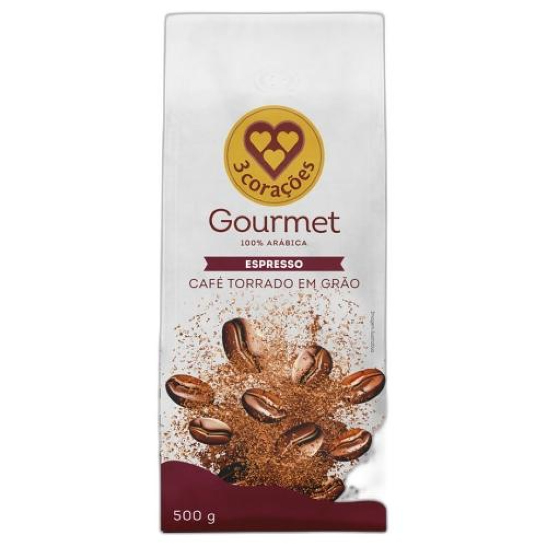 Detalhes do produto Cafe Torr/grao Gourmet 500Gr Tres Corac Espresso