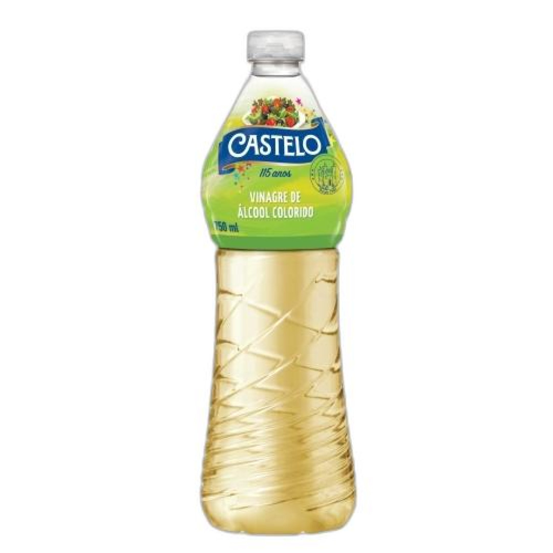 Detalhes do produto Vinagre Alcool 750Ml Castelo Colorido