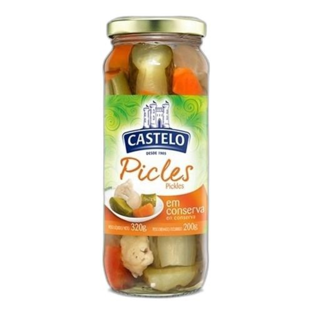 Detalhes do produto Pickles 200Gr Castelo .