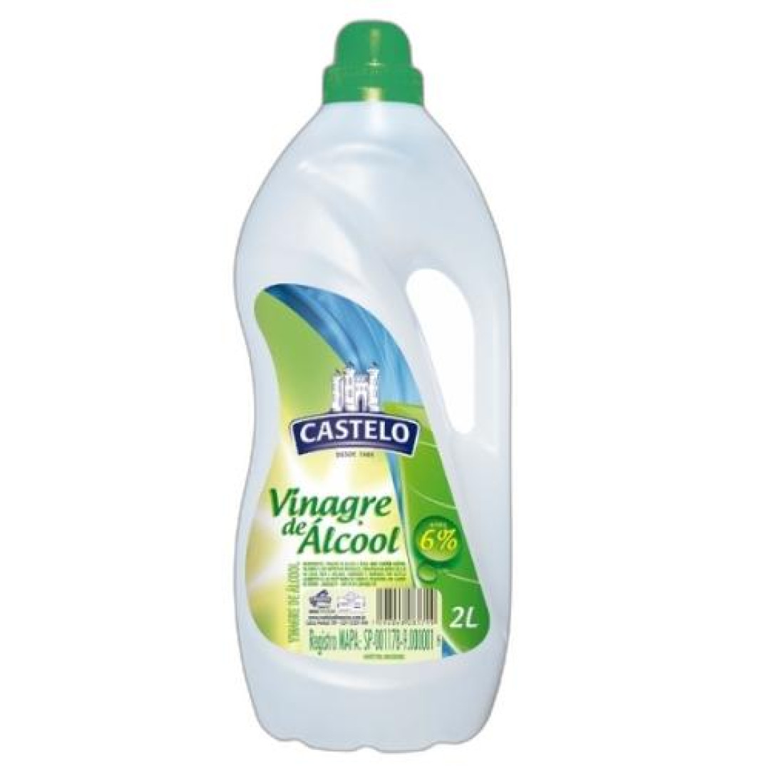 Detalhes do produto Vinagre Alcool 6% 2Lt Castelo .