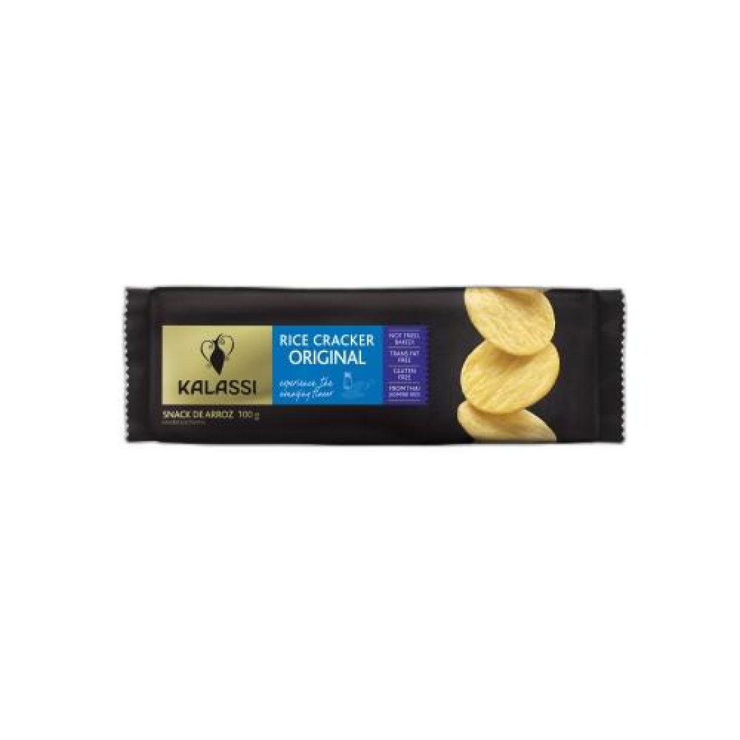 Detalhes do produto Bisc Snack Kalassi Rice Cracker 100Gr Original