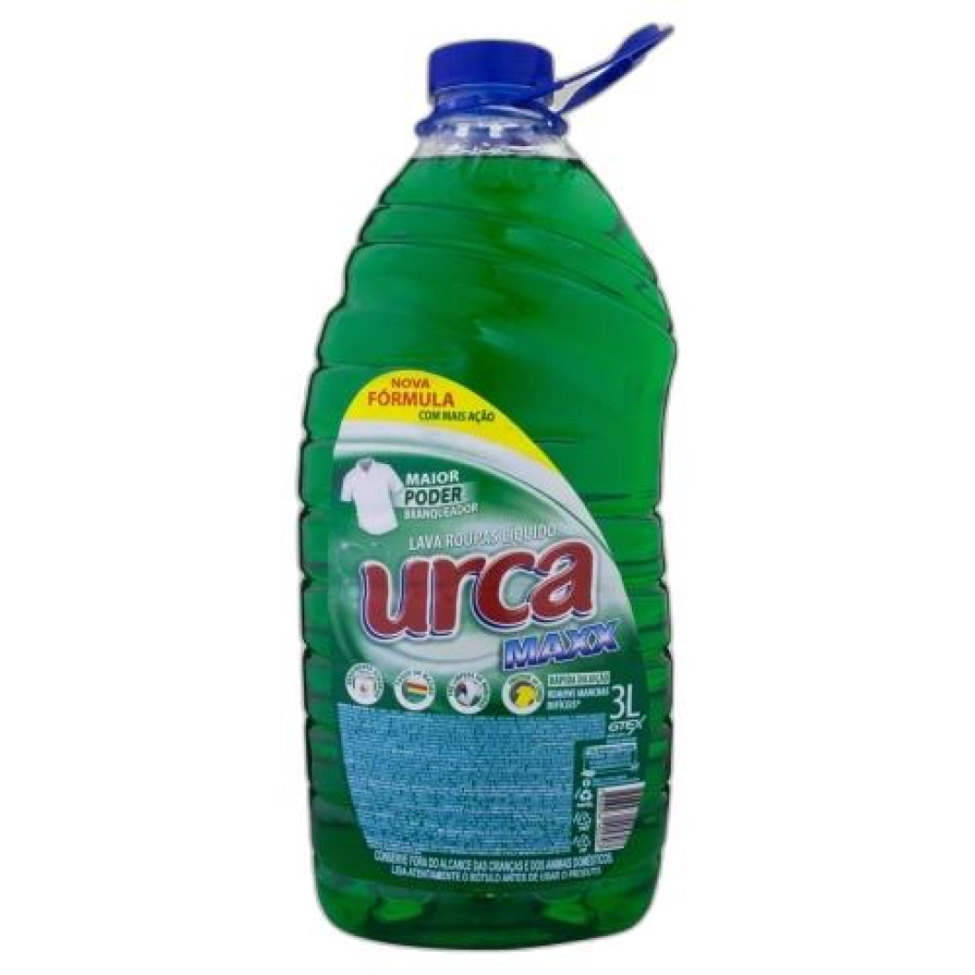 Detalhes do produto Lava Roupa Liquido Urca 3Lt Gtex Verde