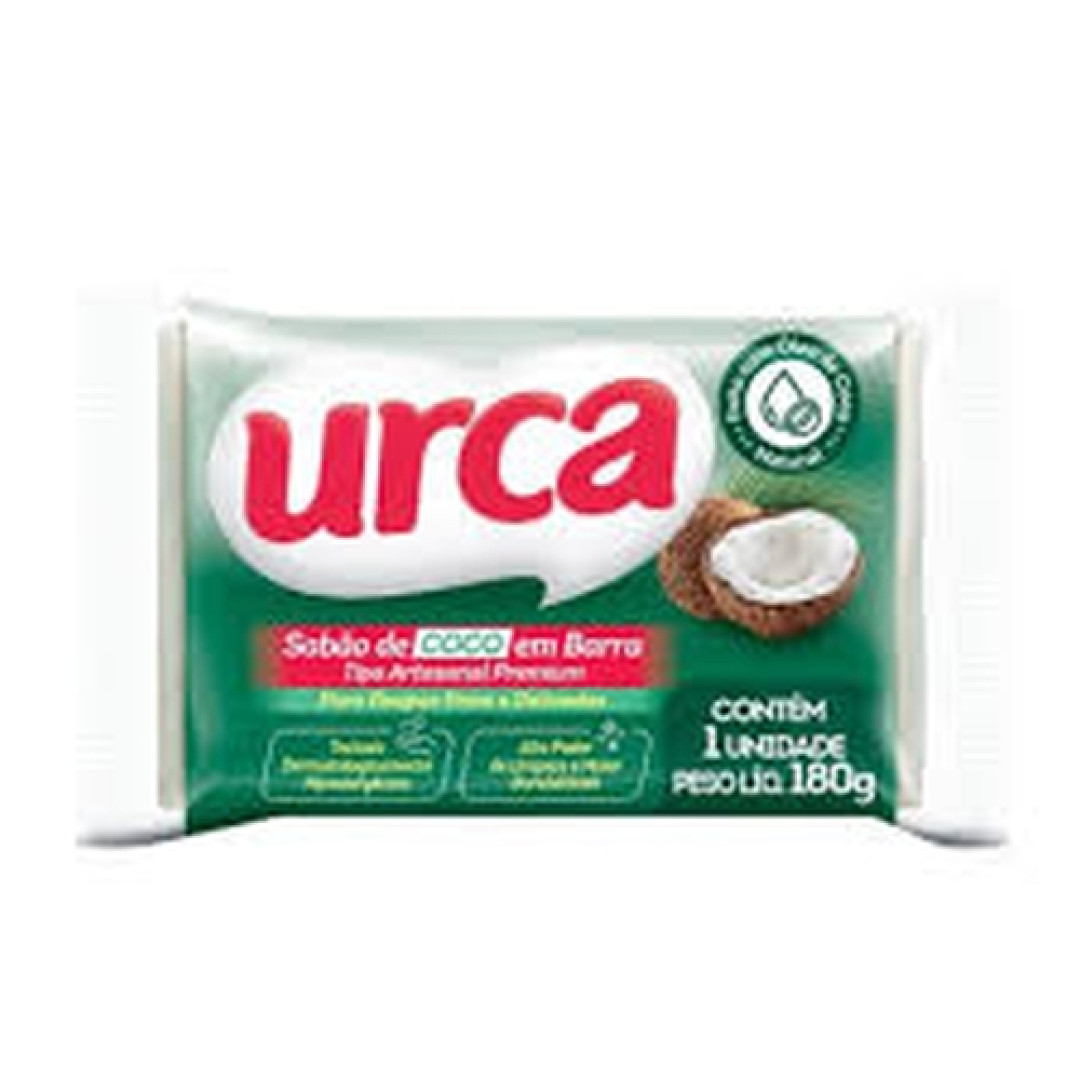 Detalhes do produto Sabao Barra Urca 180Gr Gtex Coco