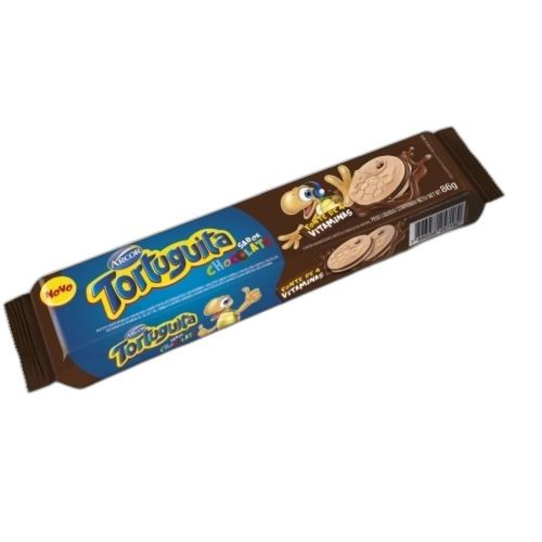 Detalhes do produto Bisc Rech Tortuguita 86Gr Arcor Chocolate