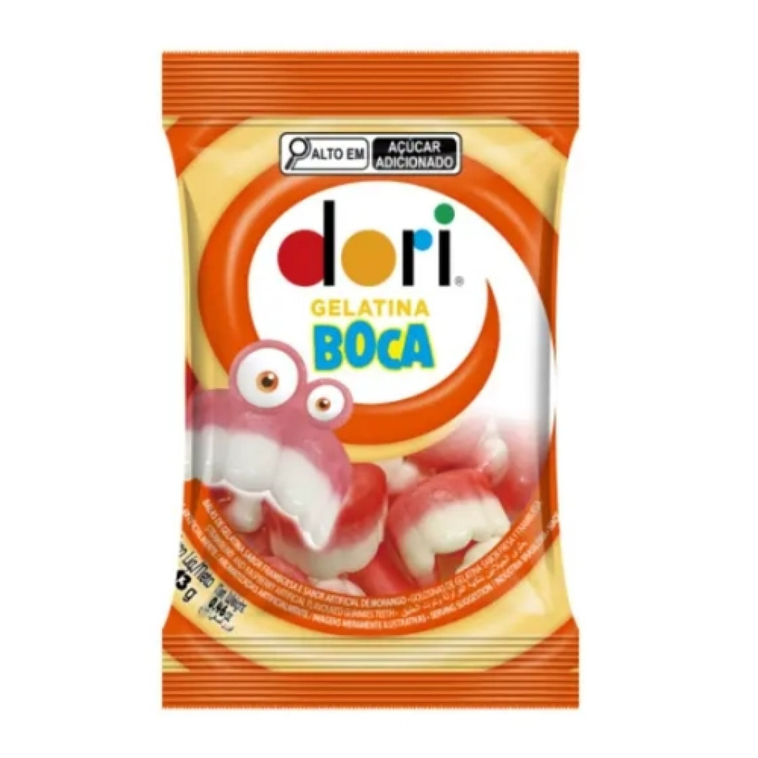 Detalhes do produto Bala Gel Boca 12X13Gr Dori Morango Framboe