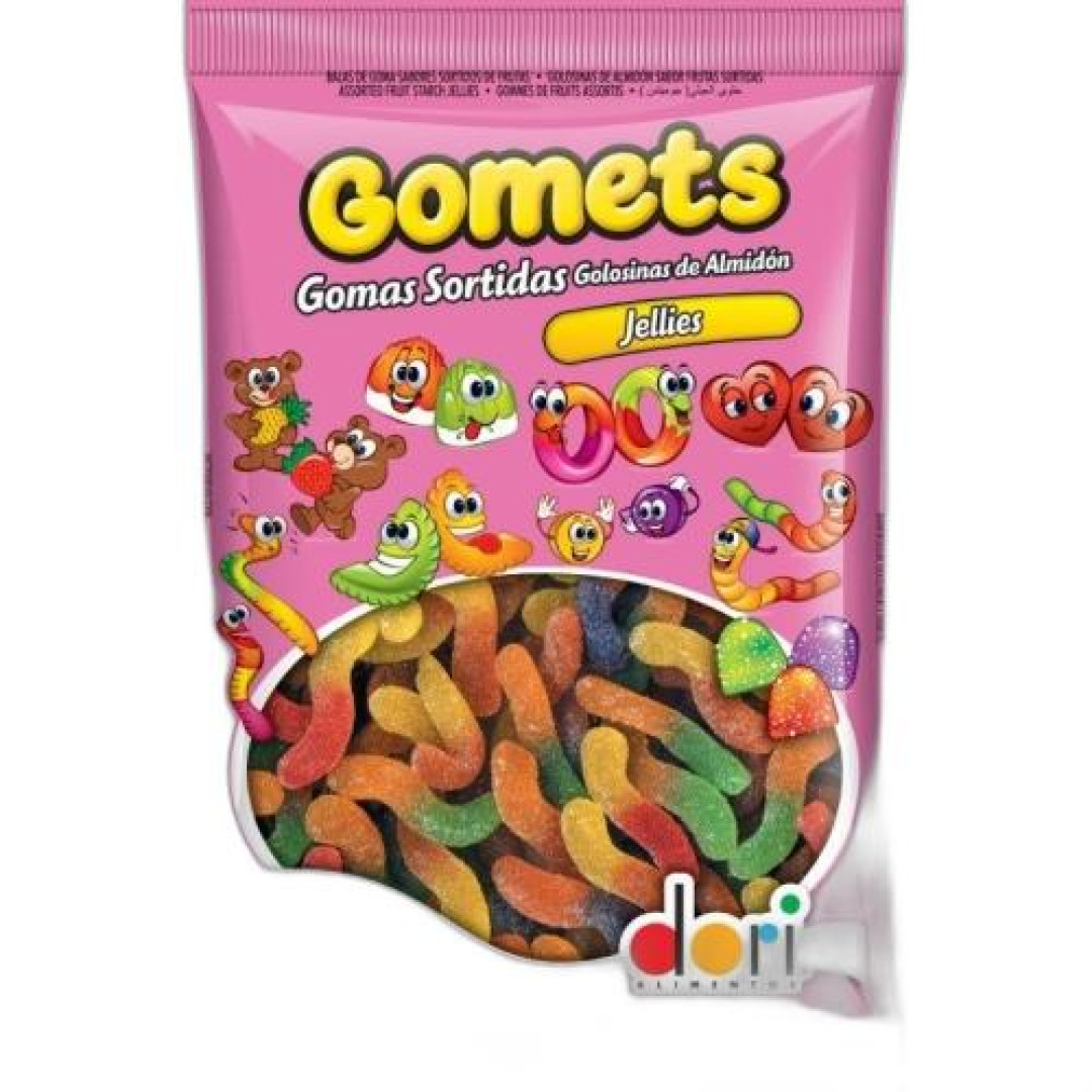 Detalhes do produto Goma Gomets Minhoca 700Gr Dori Frutas