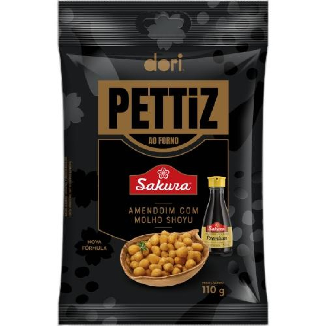 Detalhes do produto Amendoim Croc Pettiz 110Gr Dori Shoyu Sakura