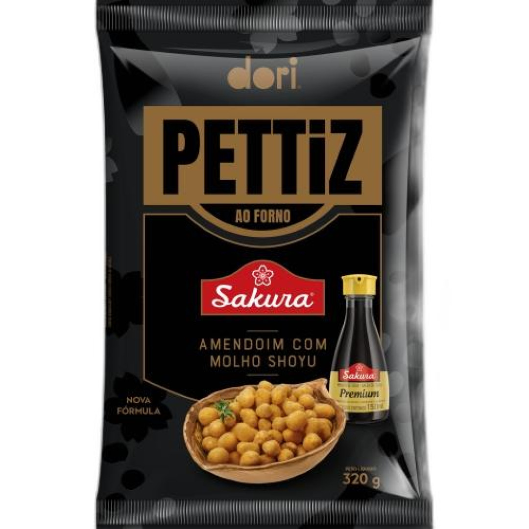 Detalhes do produto Amendoim Croc Pettiz 320Gr Dori Shoyu Sakura