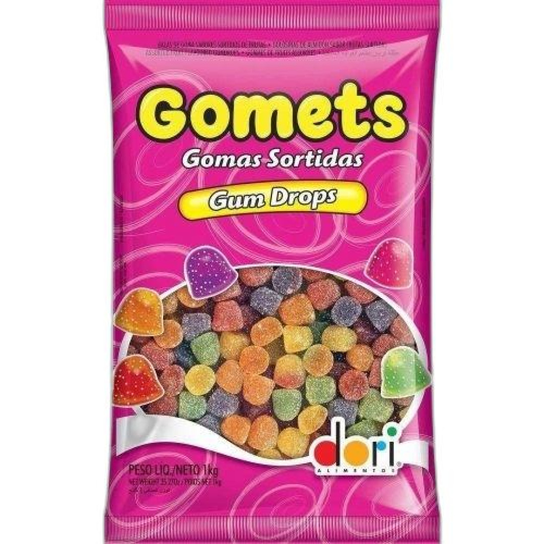 Detalhes do produto Goma Sino Gomets 1Kg Dori Sortido