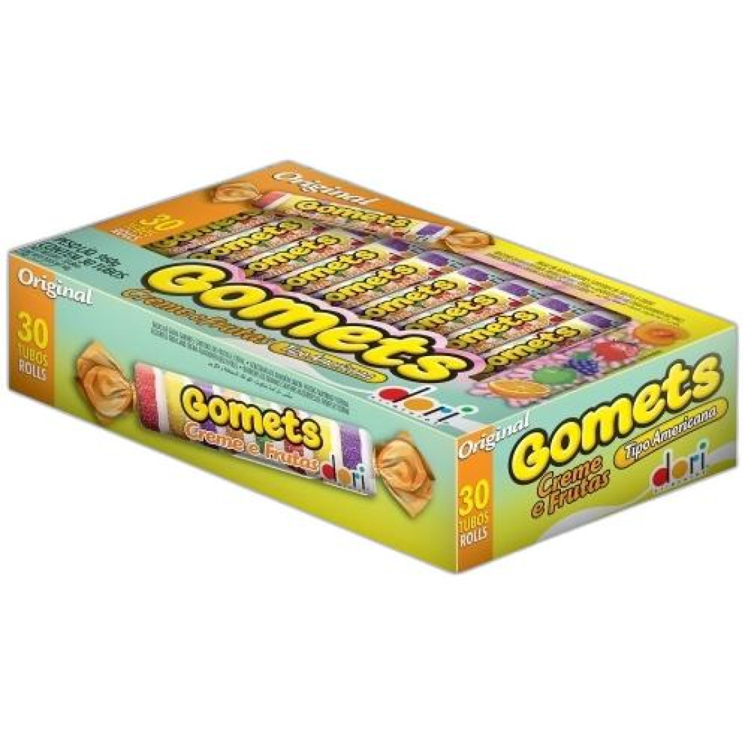 Detalhes do produto Goma Tubo Gomets 30X32Gr Dori Creme.frutas