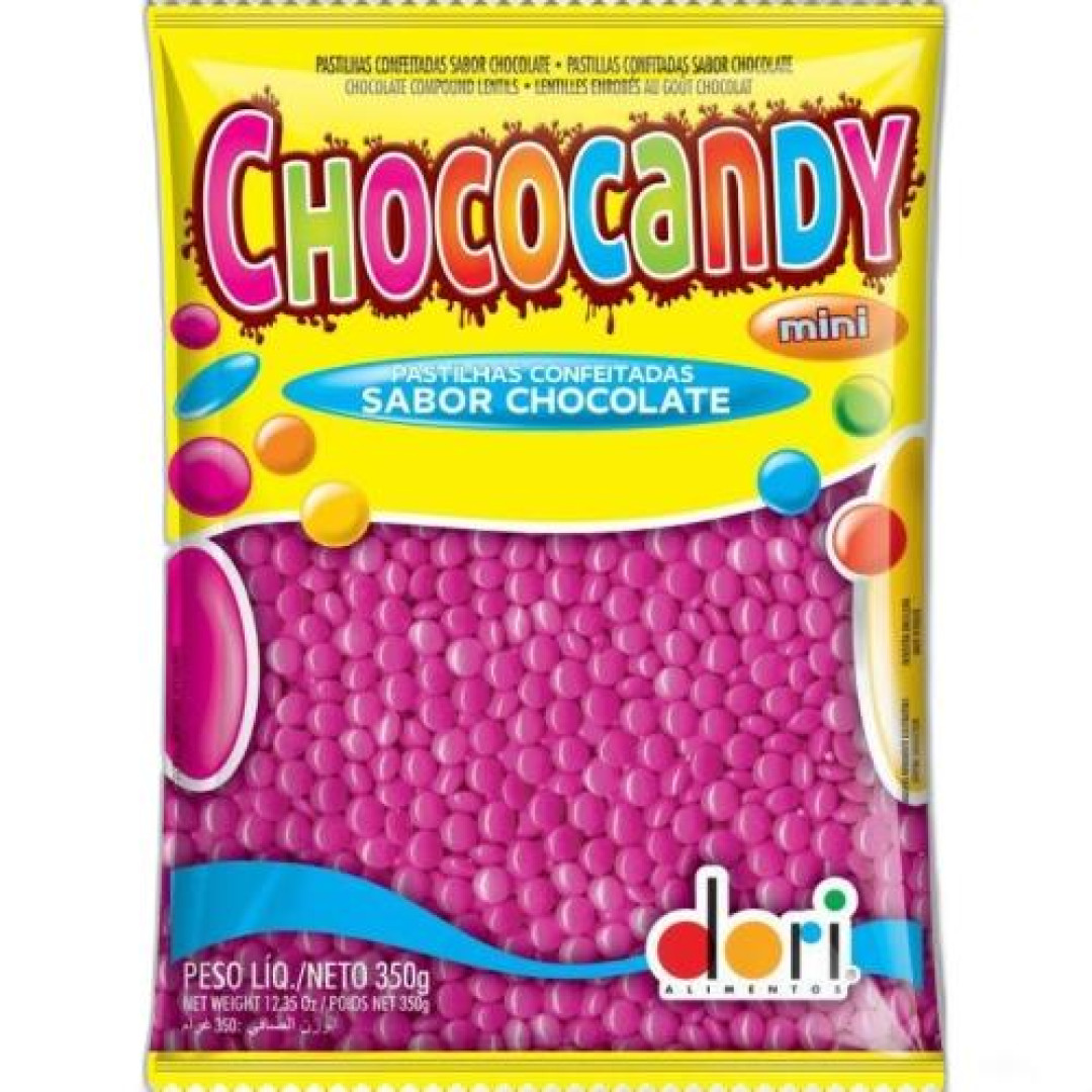 Detalhes do produto Confeito Chococandy 350Gr Dori Rosa