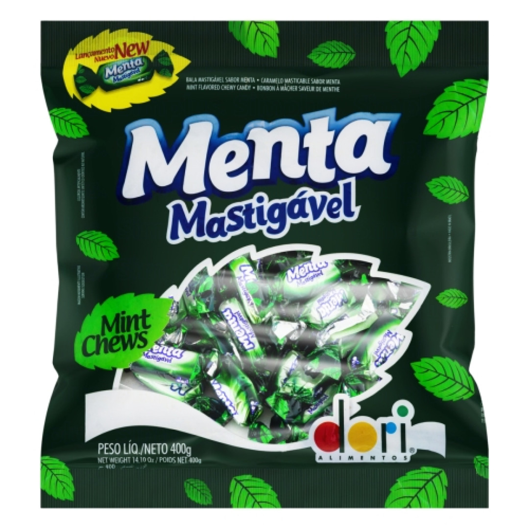 Detalhes do produto Bala Mast Menta 400Gr Dori Menta