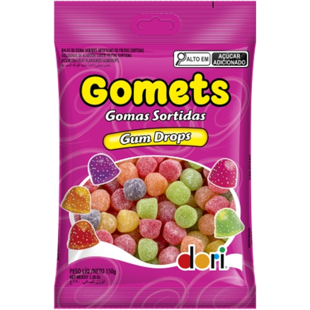 Detalhes do produto Goma Gomets Goma Sino Sortidas 150G Dori Sortido