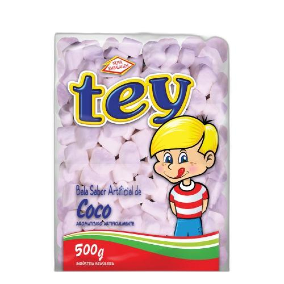 Detalhes do produto Bala Aniversario 500Gr Tey Rezende Coco