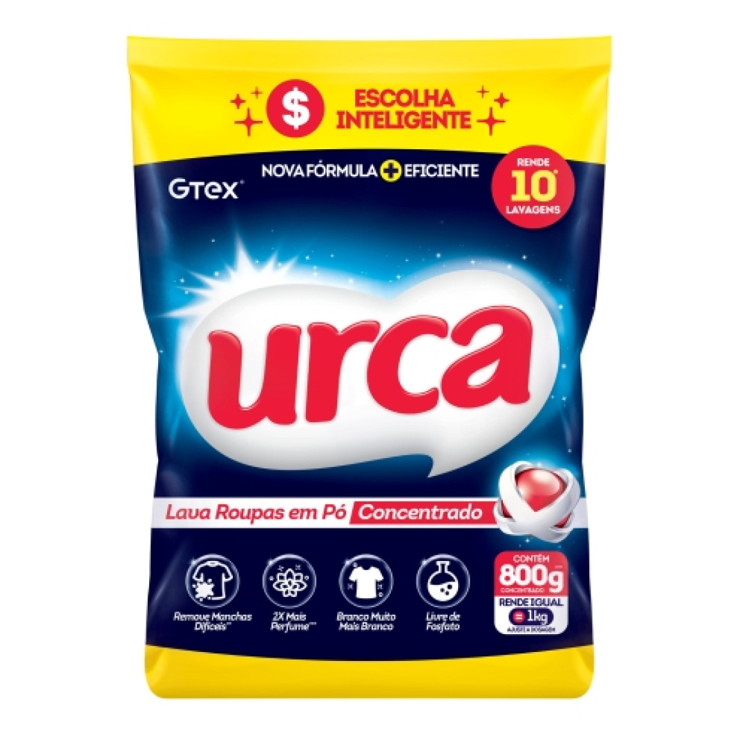 Detalhes do produto Lava Roupa Po Conc Urca 800Gr Gtex .