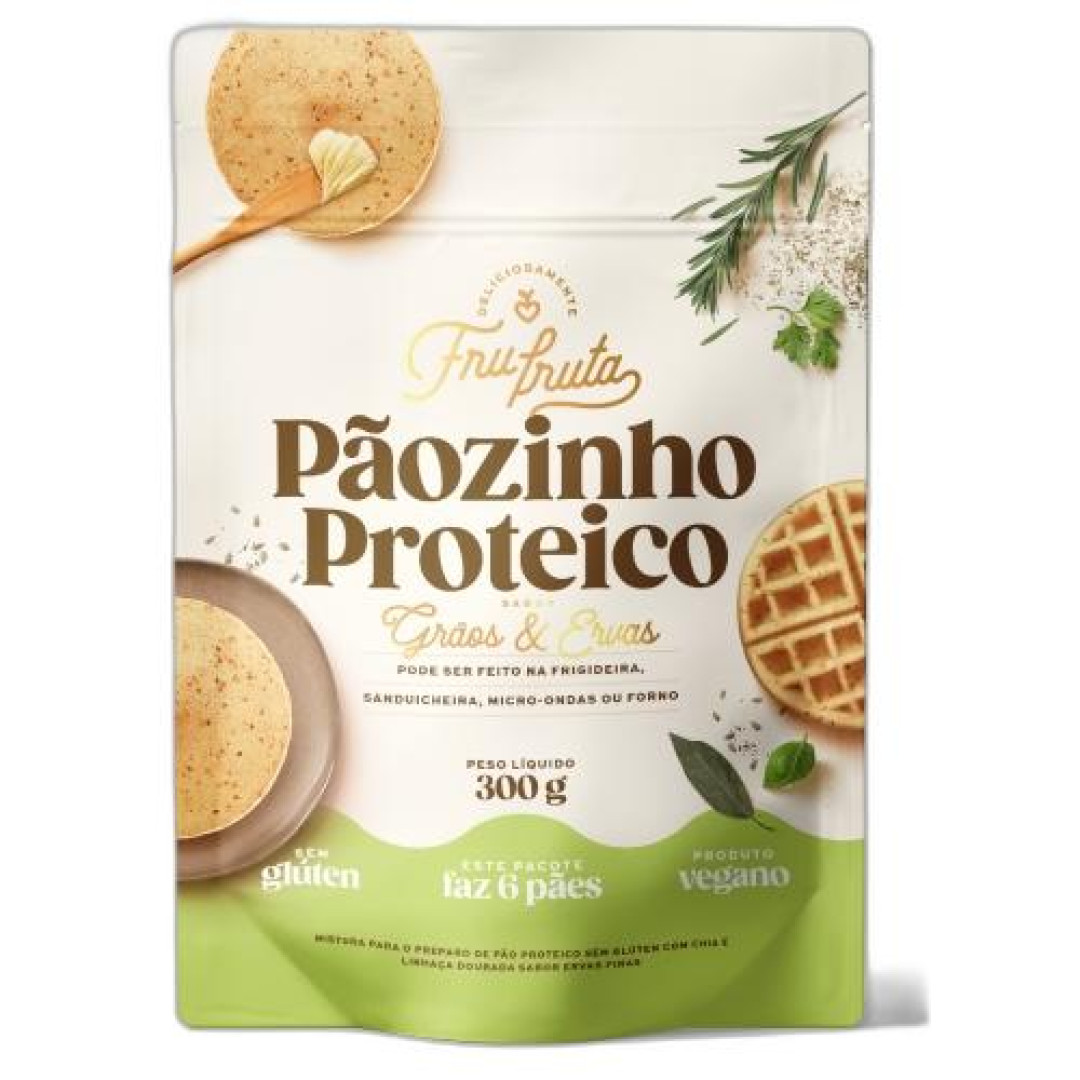Detalhes do produto Mistura Pao Proteic Frufruta 300Gr Vitao Ervas