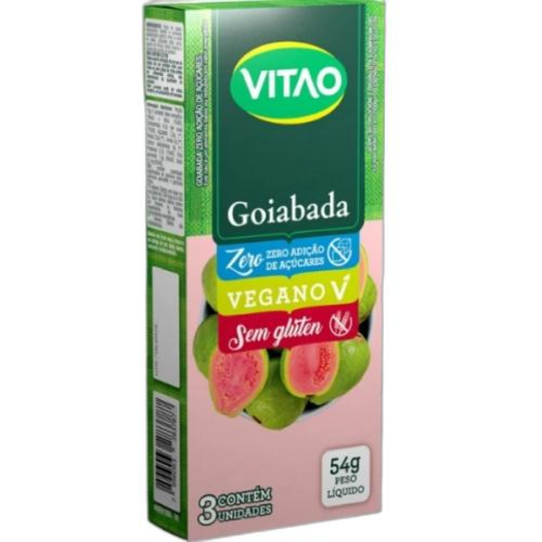 Detalhes do produto Goiabada Zero 3X18Gr Vitao .