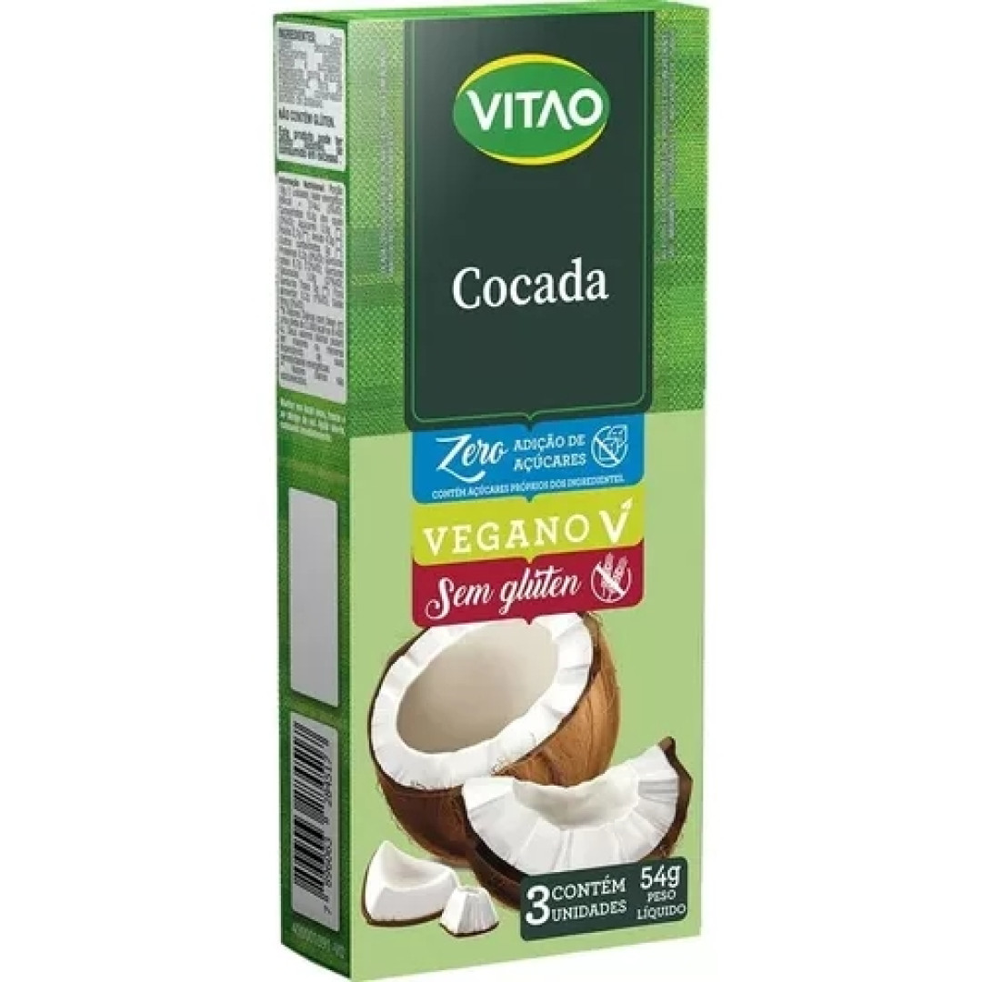 Detalhes do produto Cocada Zero 3X18Gr Vitao .