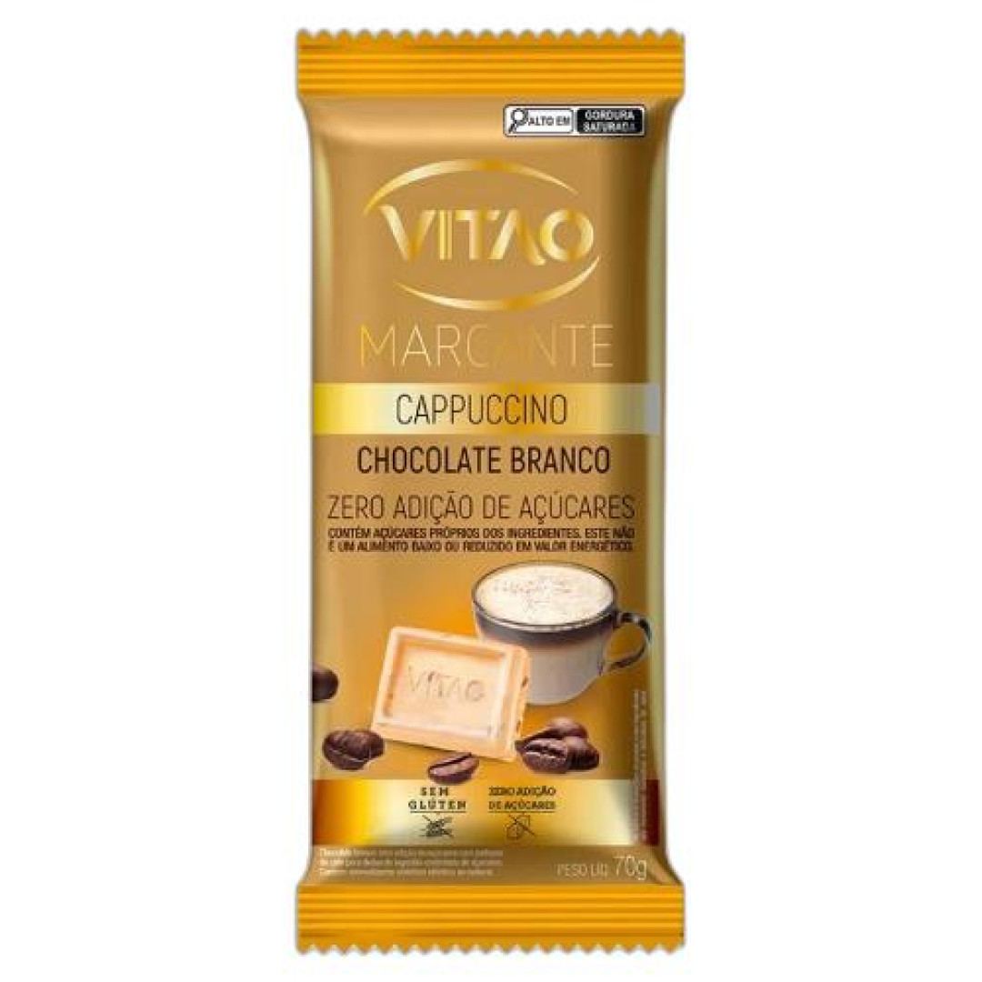 Detalhes do produto Choc 70Gr Vitao Choc Bco.cappuc