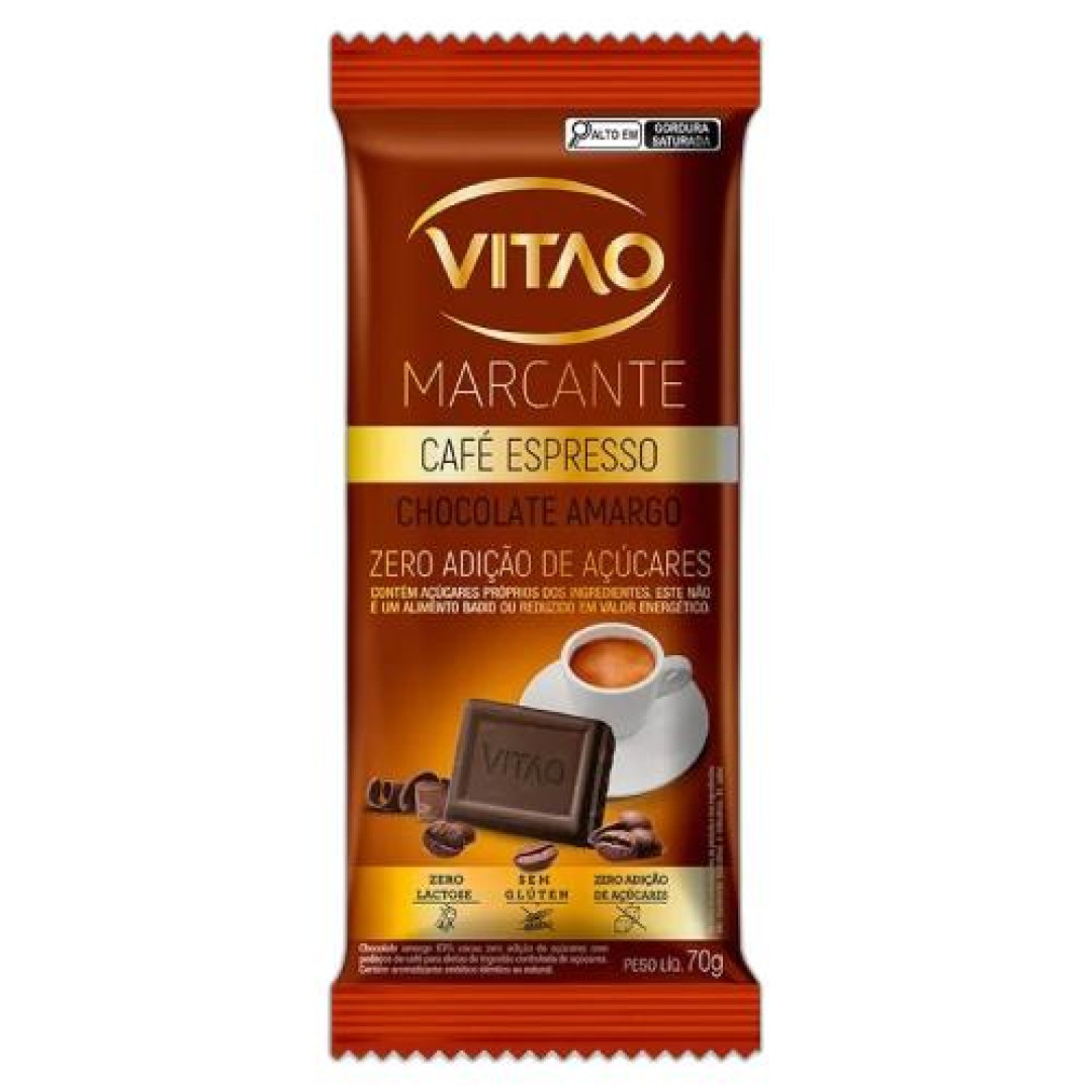 Detalhes do produto Choc 70Gr Vitao Espresso