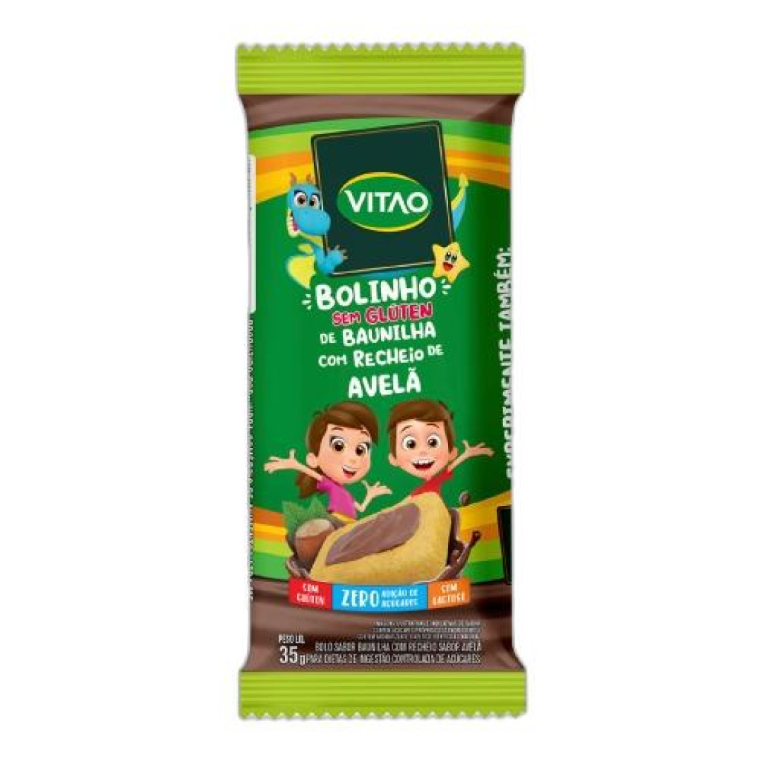 Detalhes do produto Bolinho S Gluten 35Gr Vitao Morango