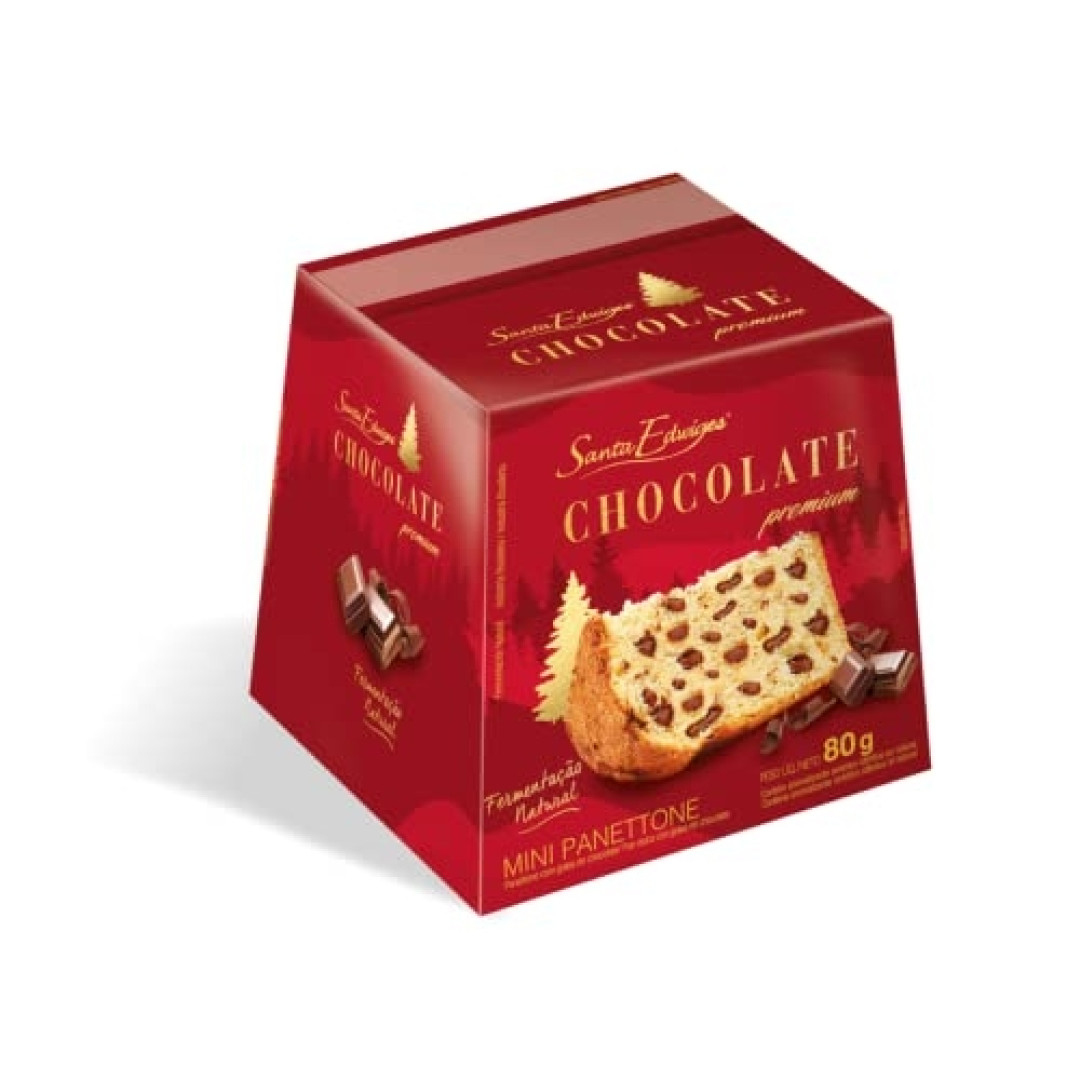 Detalhes do produto Panetone Premium 80Gr Sta Edwiges Gotas Choc