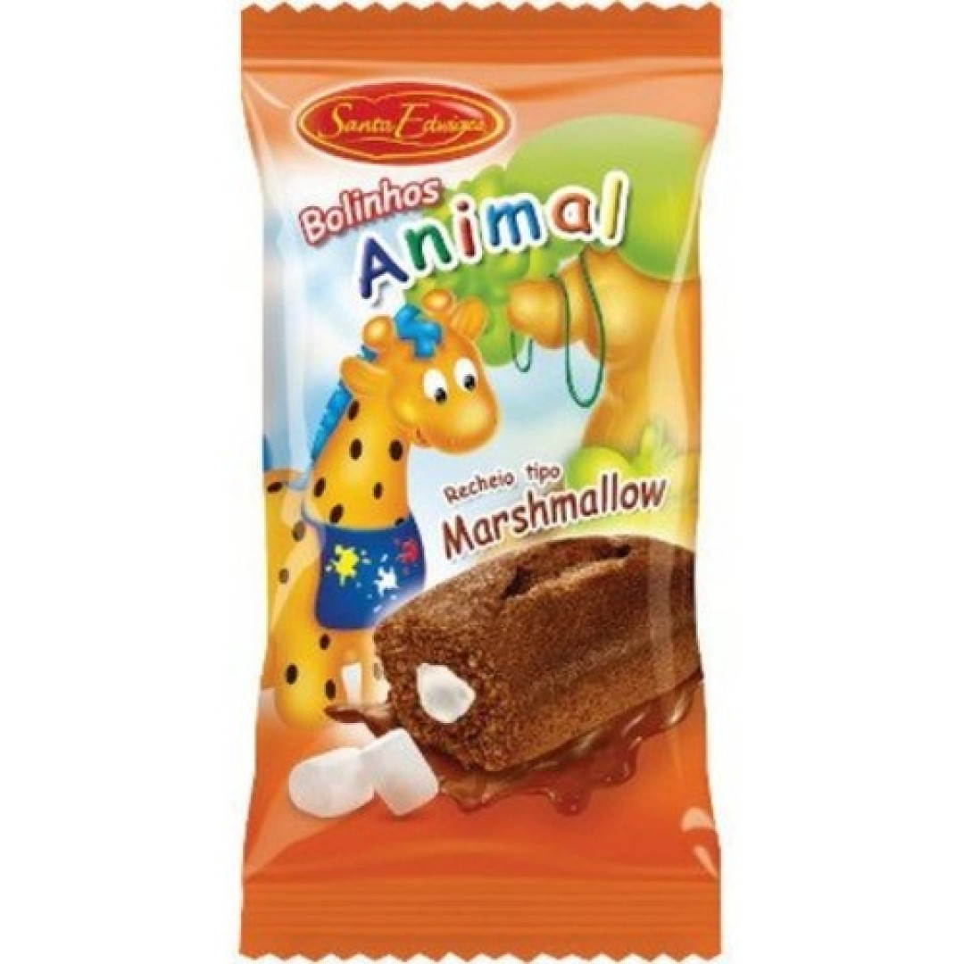 Detalhes do produto Bolo Animal 40Gr Santa Edwiges Choc.marshmalow