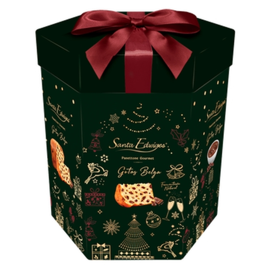 Detalhes do produto Panetone 908Gr Sta Edwiges Gotas Belga