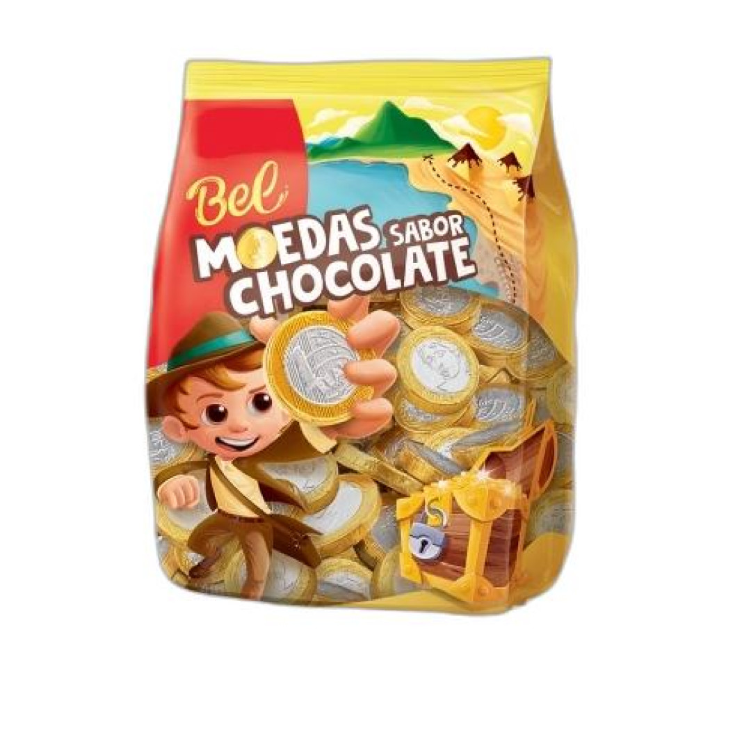 Detalhes do produto Choc Moedas Pc 500Gr Bel Chocolate