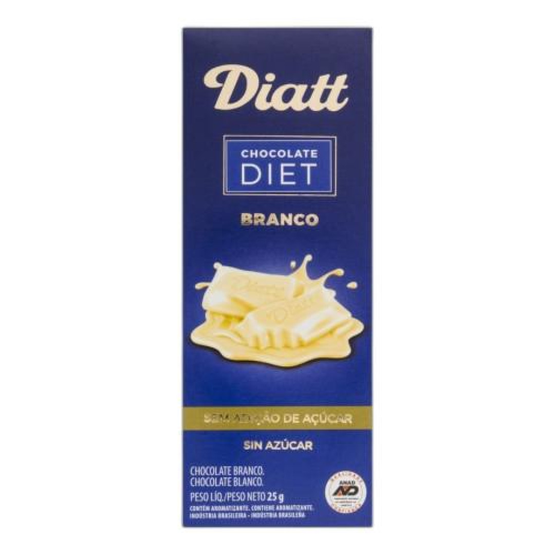 Detalhes do produto Choc Diet 25Gr Diatt Choc Bco