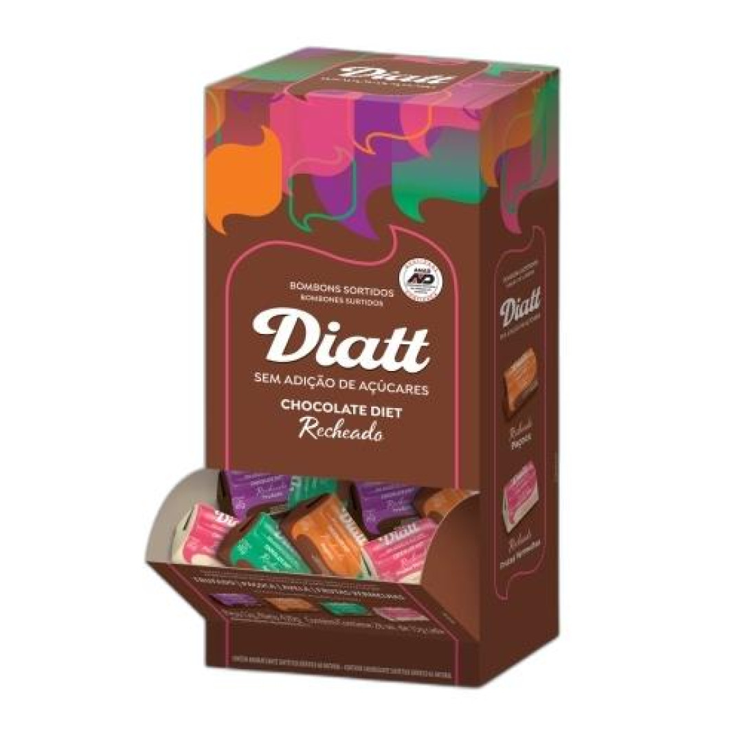Detalhes do produto Bombom Diet 28X15Gr Diatt Sortidos