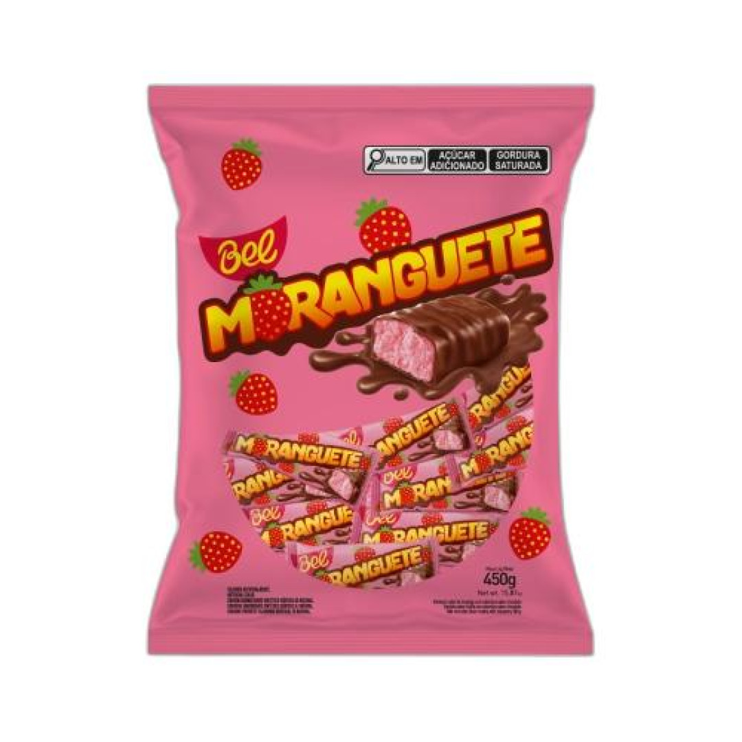 Detalhes do produto Bombom Moranguete Bag 450G Bel Moranguete