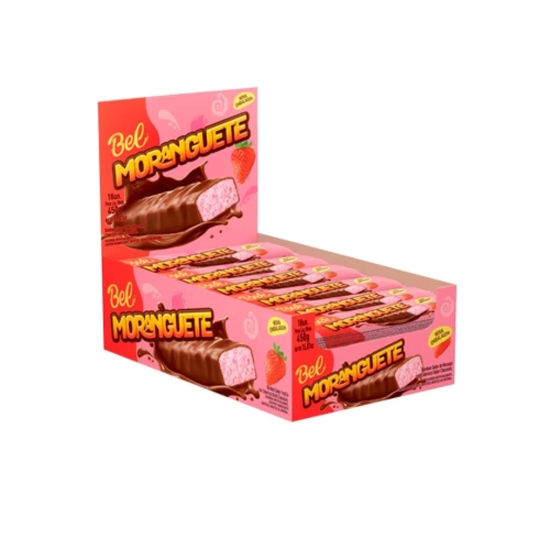 Detalhes do produto Choc Moranguete 24X25Gr Bel Morango