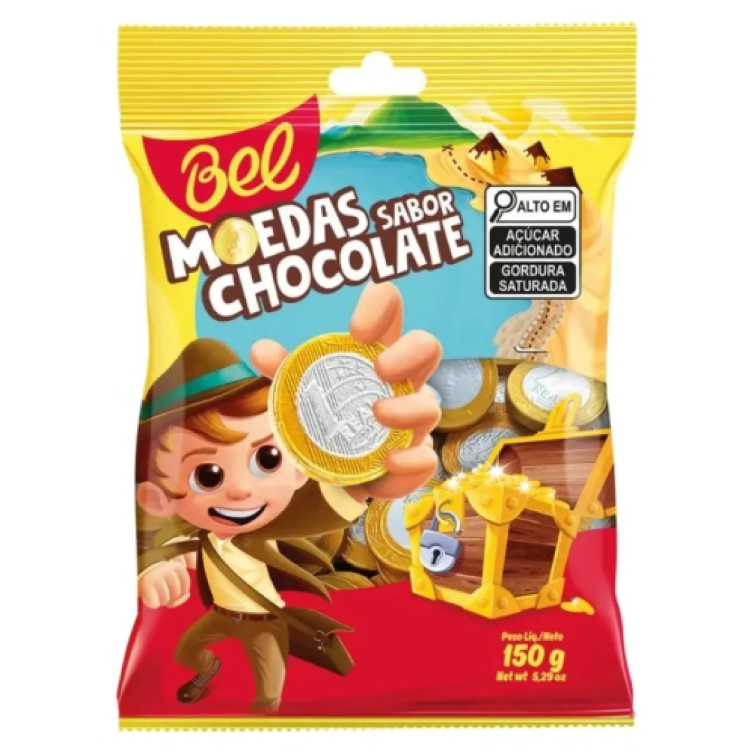 Detalhes do produto Choc Moedas Pc 150Gr Bel Chocolate