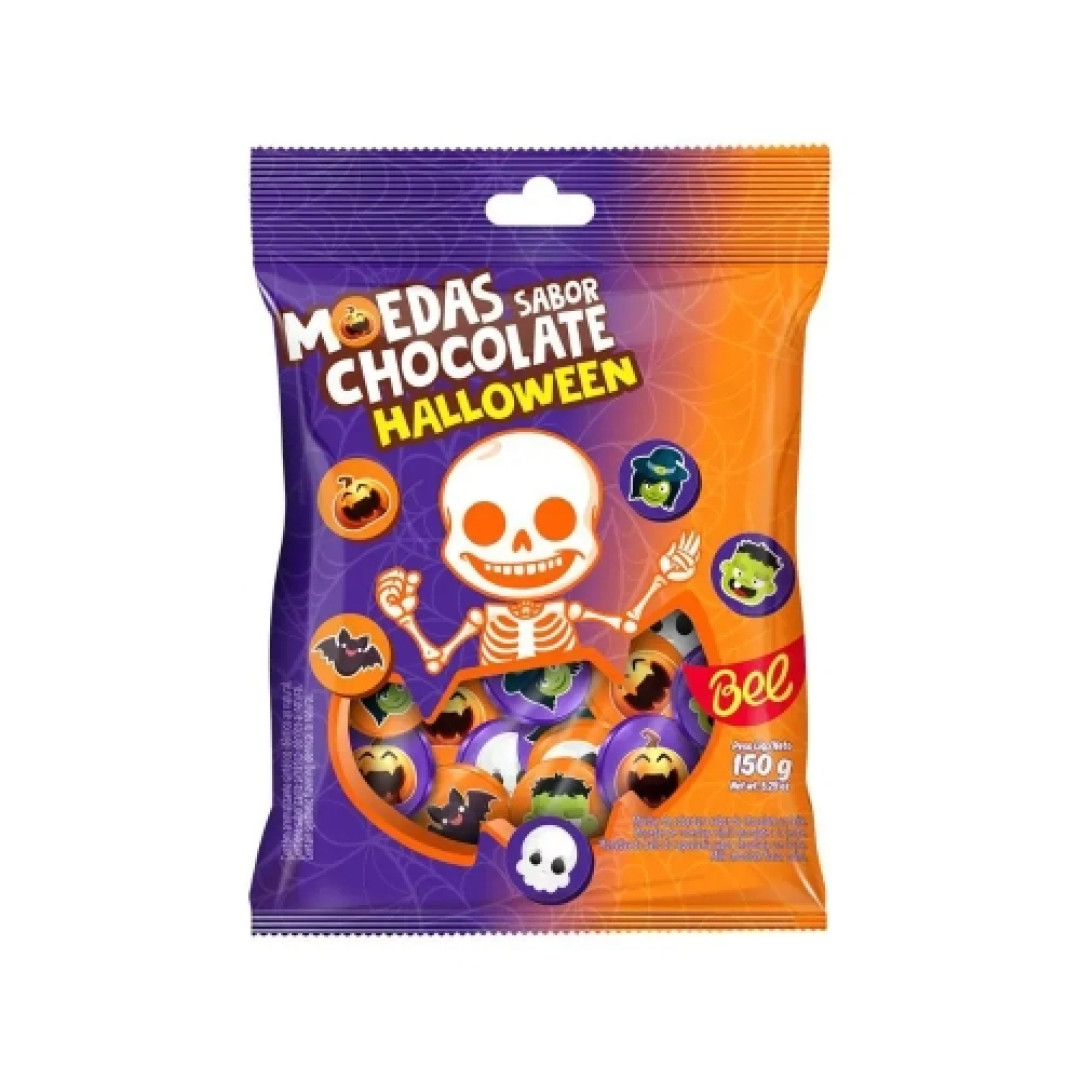 Detalhes do produto Choc Moedas Halloween Pc 150Gr Bel Chocolate