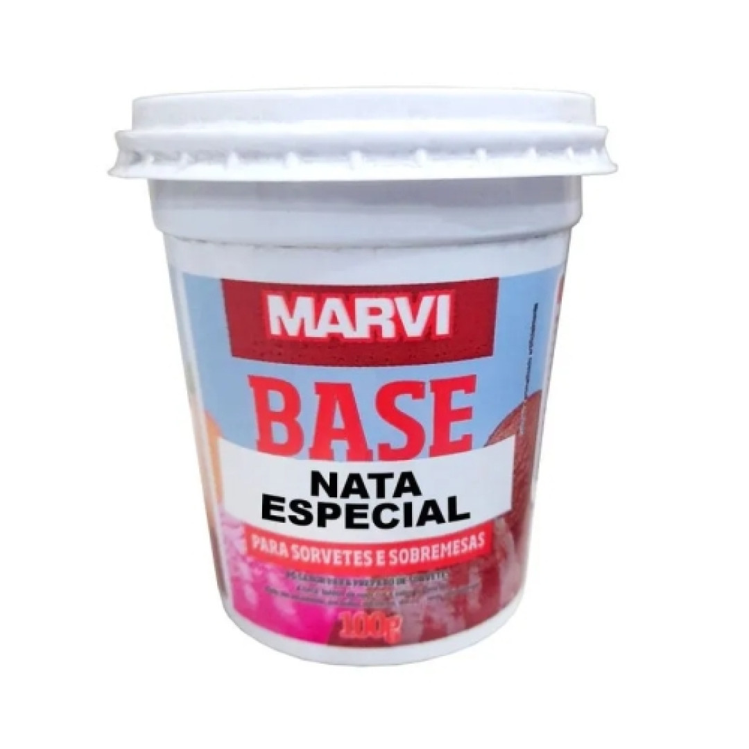 Detalhes do produto Sabor Po Base Para Sorvetes 100Gr Marvi Nata Especial