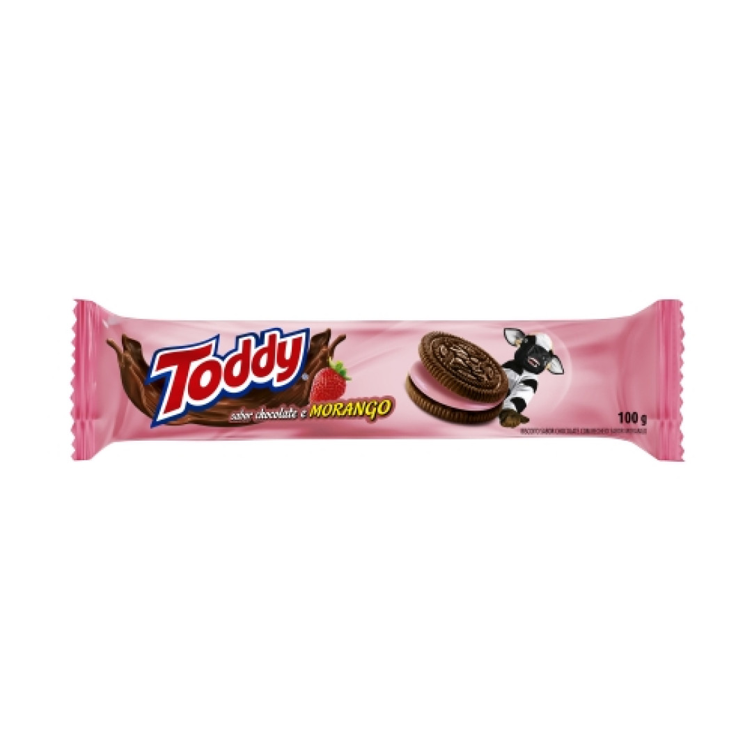 Detalhes do produto Bisc Rech Toddy 100Gr Mabel Morango