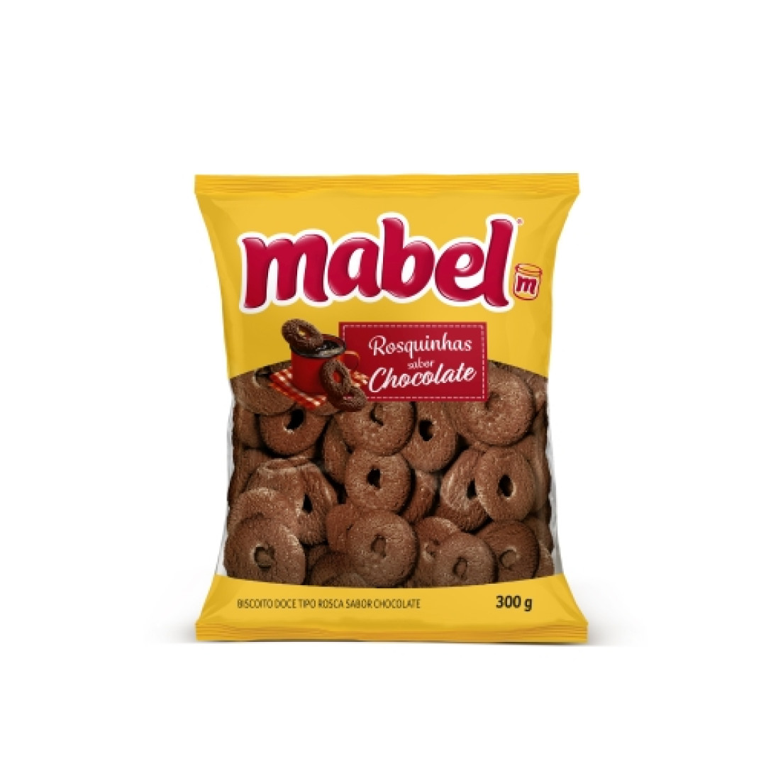 Detalhes do produto Bisc Rosca 300Gr Mabel Chocolate