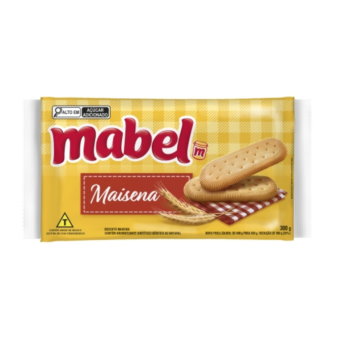 Detalhes do produto Bisc 300Gr Mabel Maisena