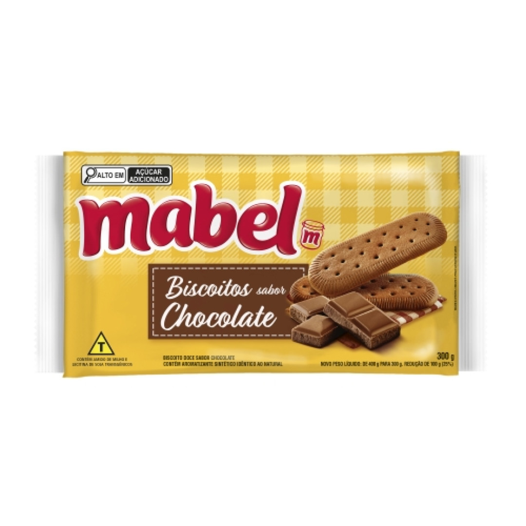 Detalhes do produto Bisc 300Gr Mabel Chocolate
