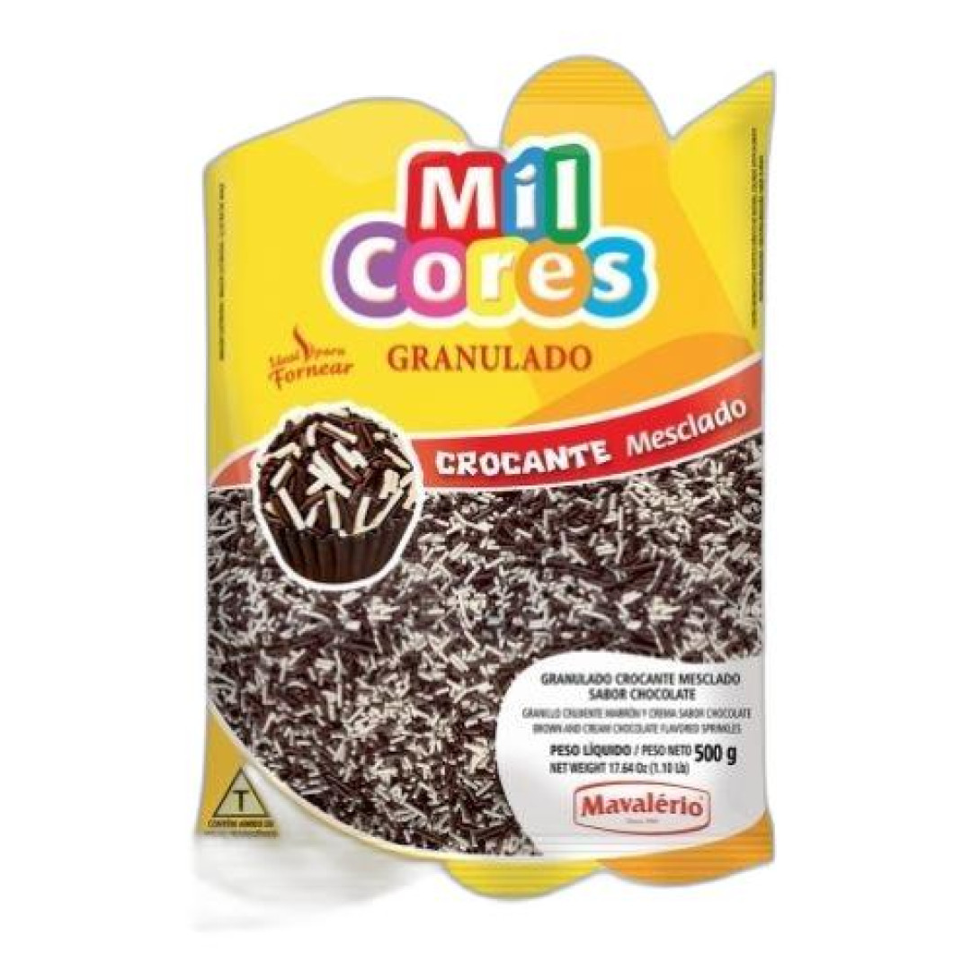 Detalhes do produto Choc Granulado Croc 500Gr Mil Cores Mesclado