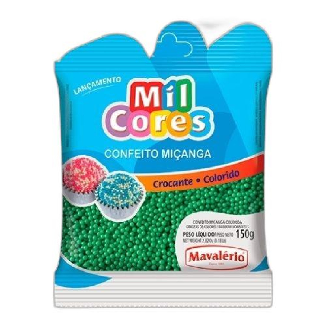 Detalhes do produto Conf Micanga N.0 150Gr Mil Cores Mavaler Verde